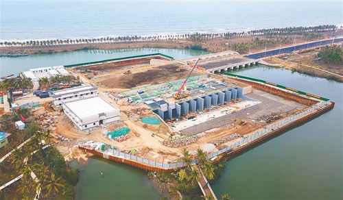 海口江東新區多個在建項目加快施工